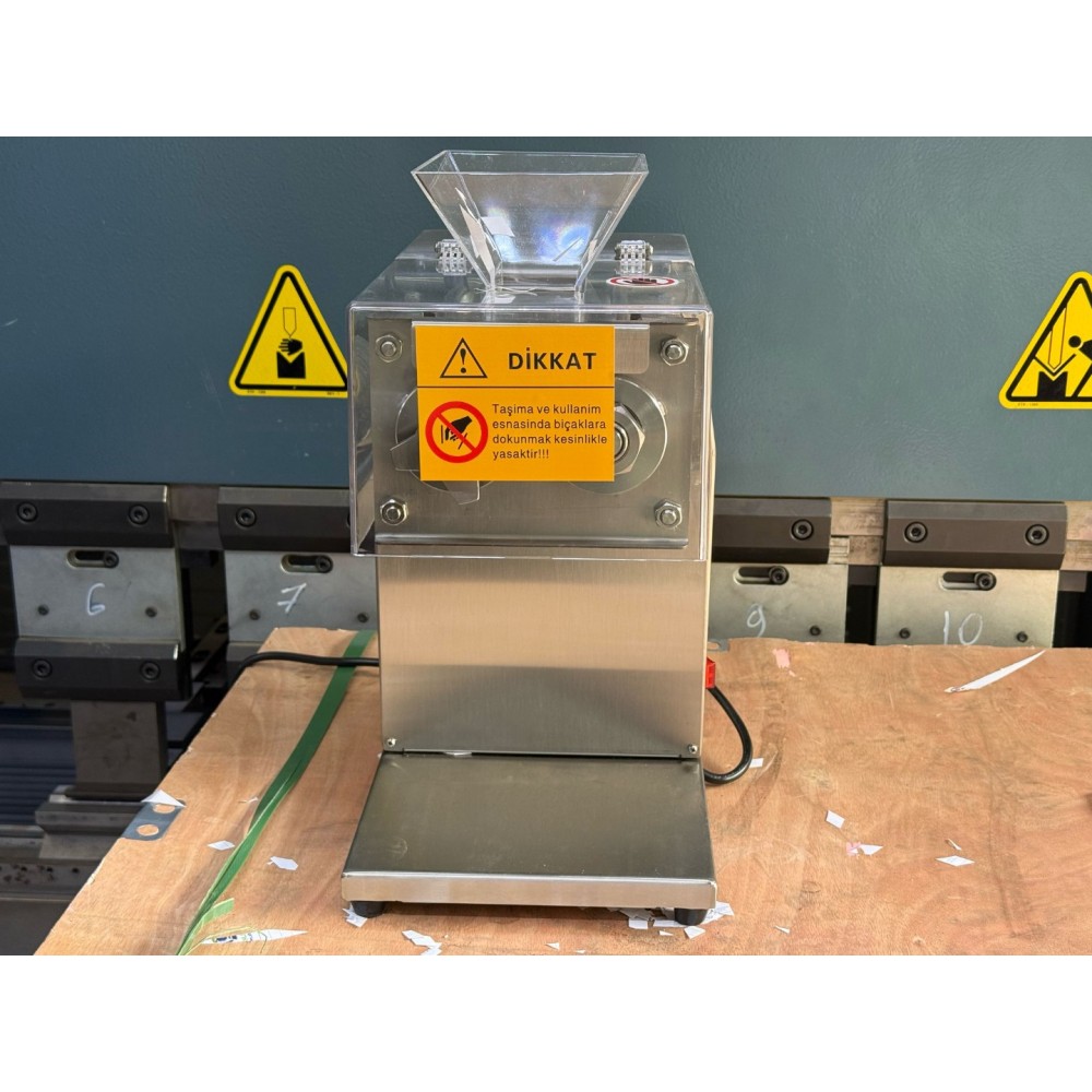 Tantuni Zırh Kıyma Makinesi-Tantuni Biftek ve Kuşbaşı Et Doğrama Makinesi