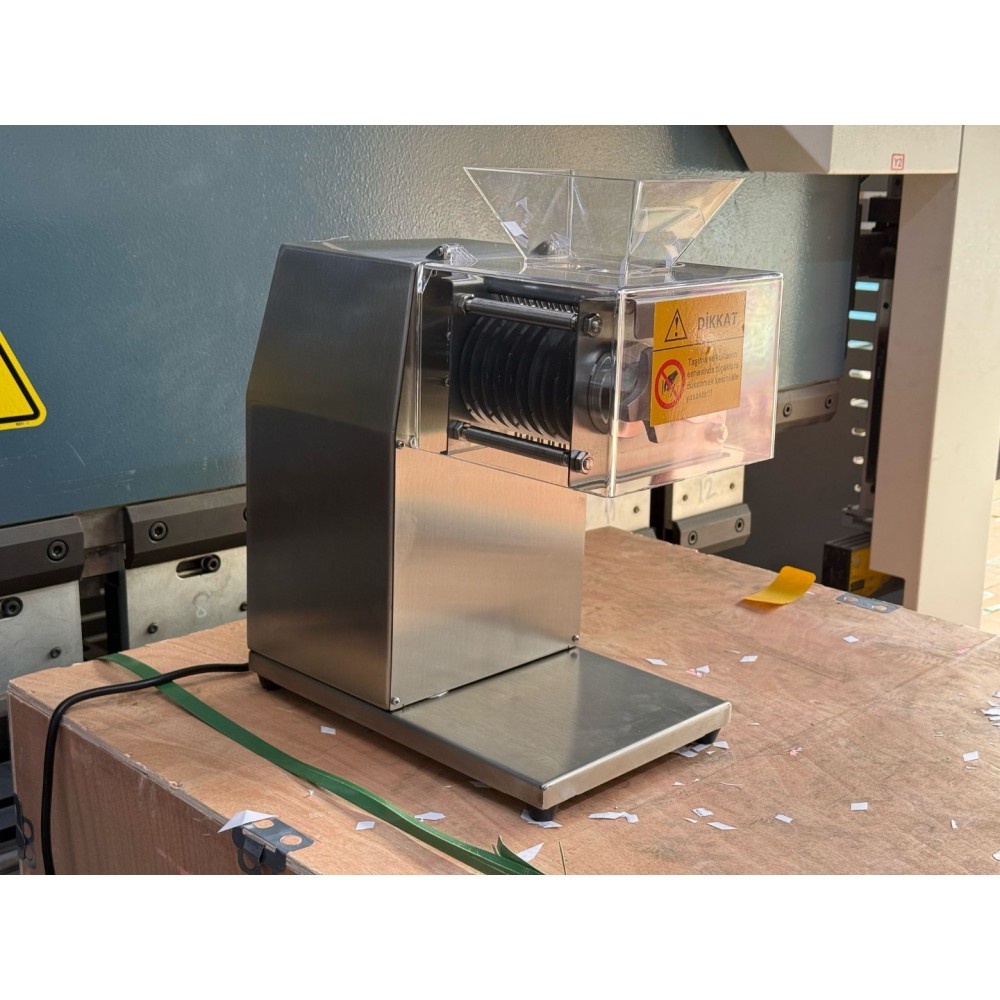 Tantuni Zırh Kıyma Makinesi-Tantuni Biftek ve Kuşbaşı Et Doğrama Makinesi