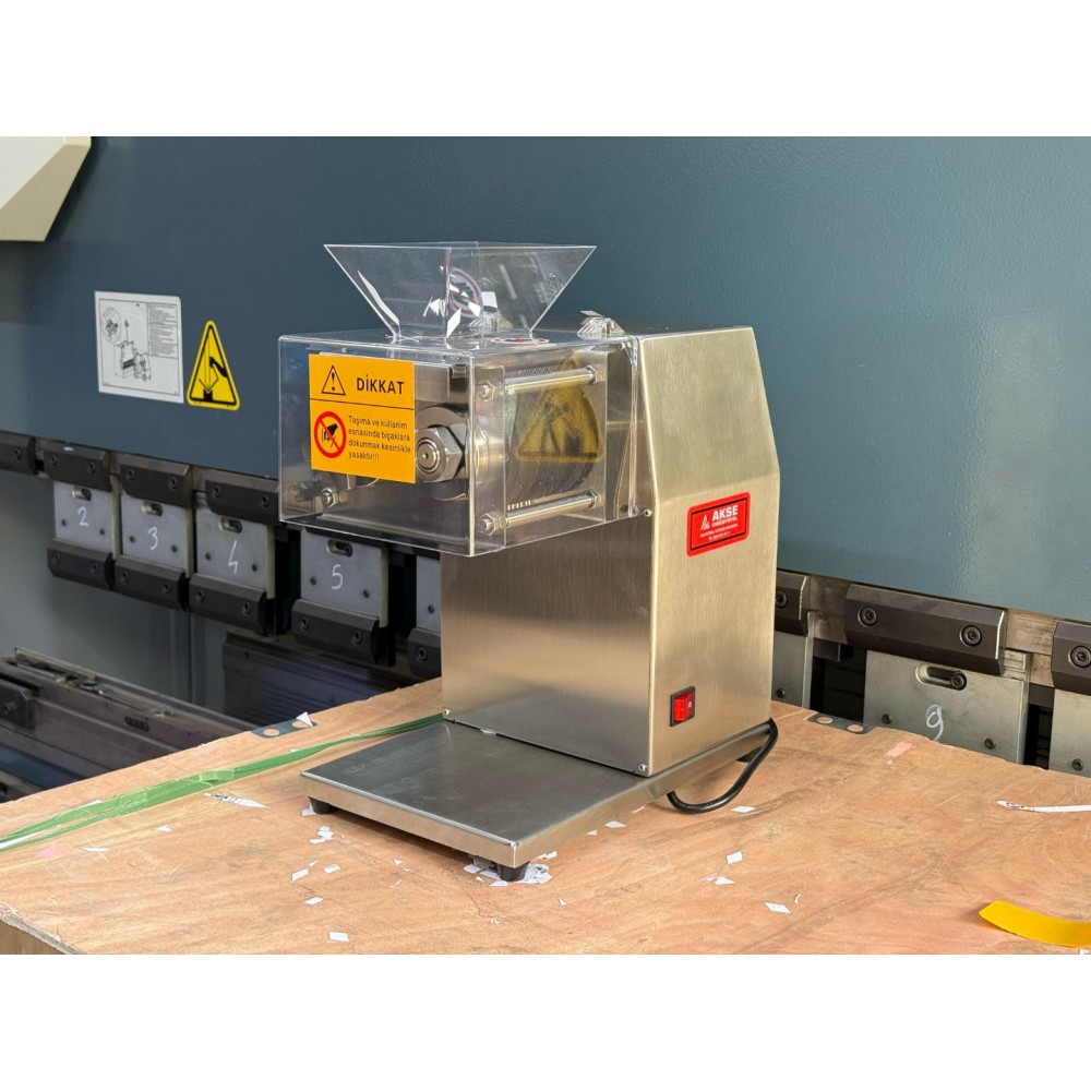 Tantuni Zırh Kıyma Makinesi-Tantuni Biftek ve Kuşbaşı Et Doğrama Makinesi