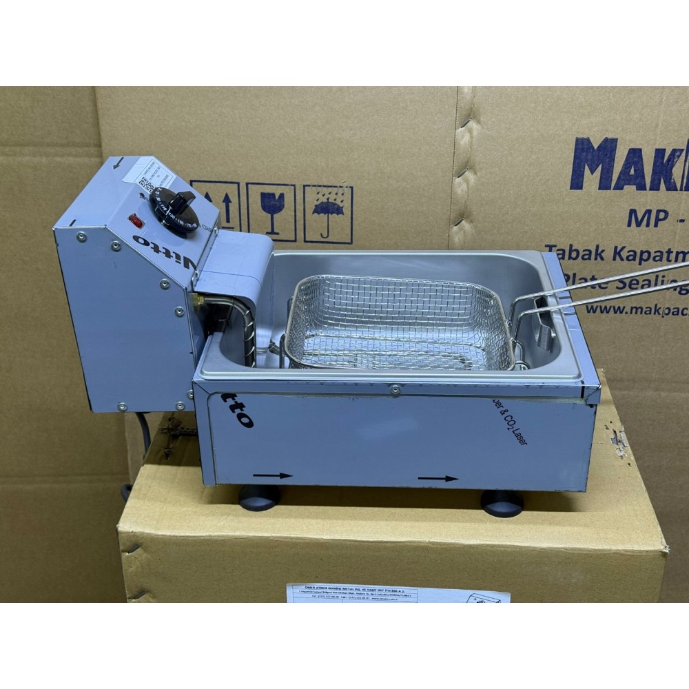 İnoxmaster Ekonomik Fritöz Elektrikli 3 Litre 24x50x20 cm