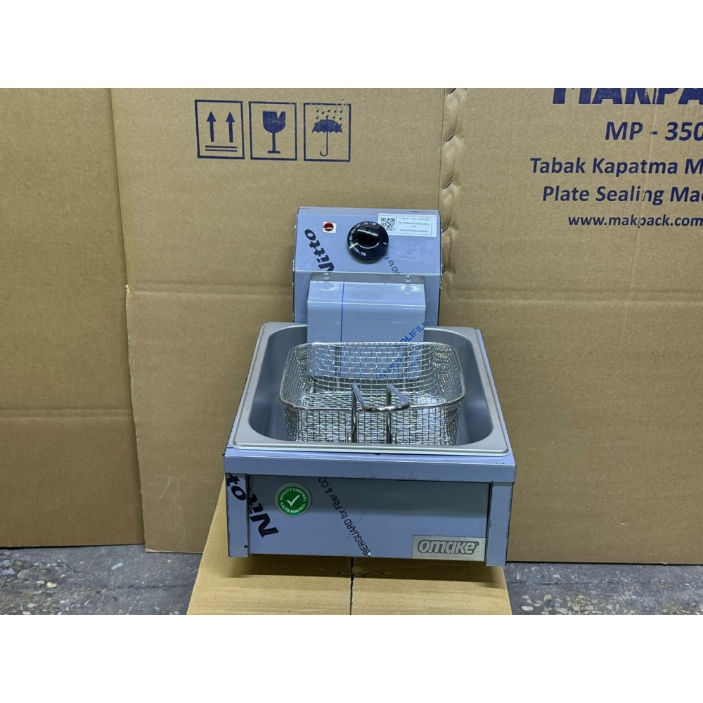 İnoxmaster Ekonomik Fritöz Elektrikli 3 Litre 24x50x20 cm