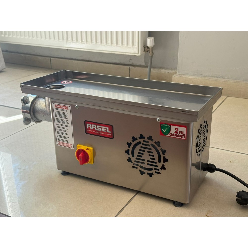 Arsel 12 No Kıyma Makinesi İleri Geri Sarma 0,37 Kw 220 V 