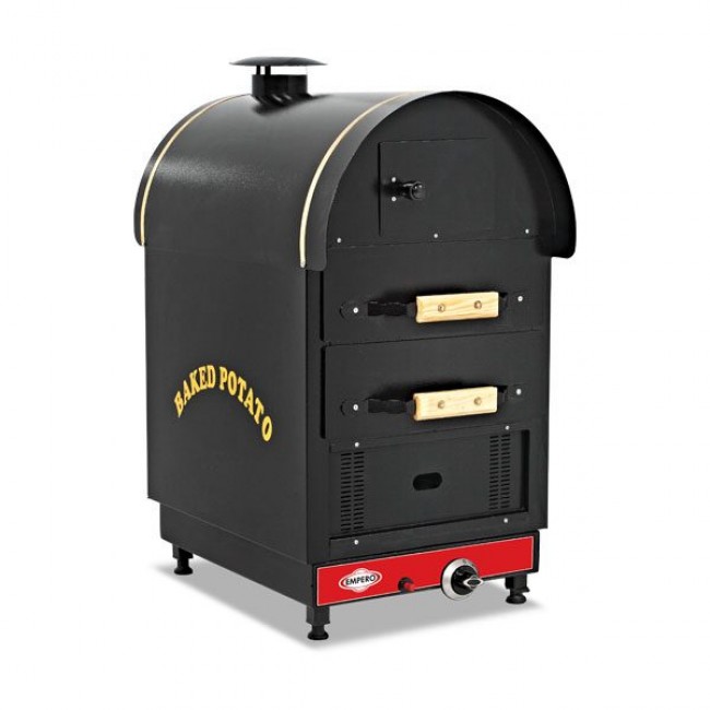 Empero 2 Çekmeceli Elektrikli Kumpir Fırını 50x70x75 Cm EMP.KFE.020