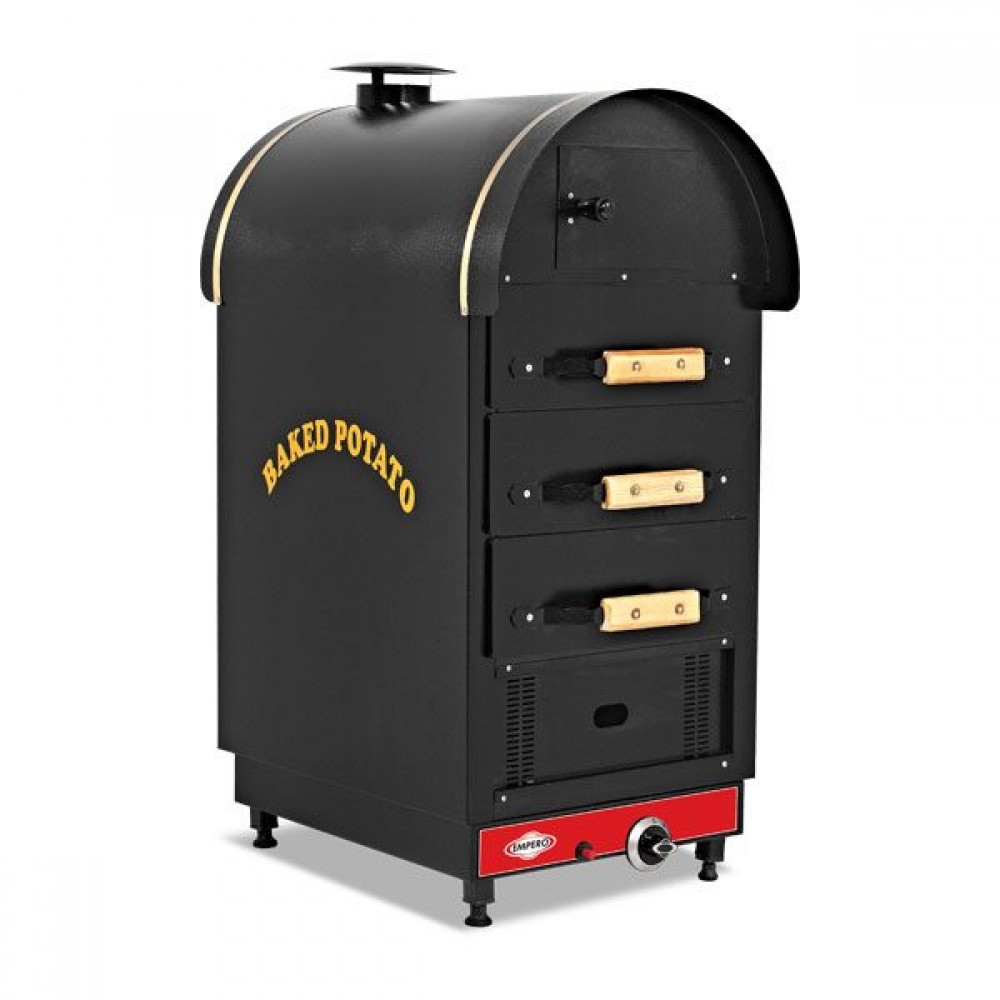 Empero 3 Çekmeceli Elektrikli Kumpir Fırını 50x70x98 Cm EMP.KFE.030