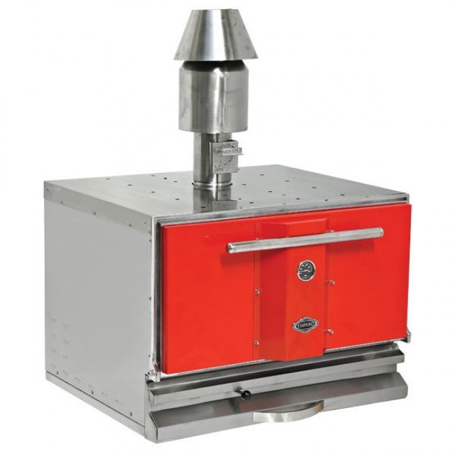 Empero Profesyonel Kömürlü Fırın Kırmızı Saatte 20 Kg EMP.PKF-40-K