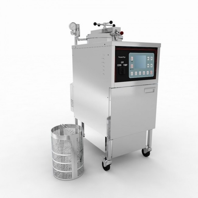 Makfry Basınçlı Fritöz 15 Litre Kapasiteli Elektrikli 1015 PD