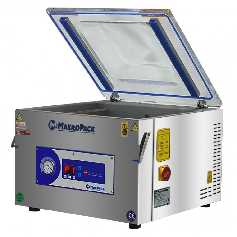 Makropack Çift Çene Gıda Vakum Makinesi 41 Cm Yerli Üretim