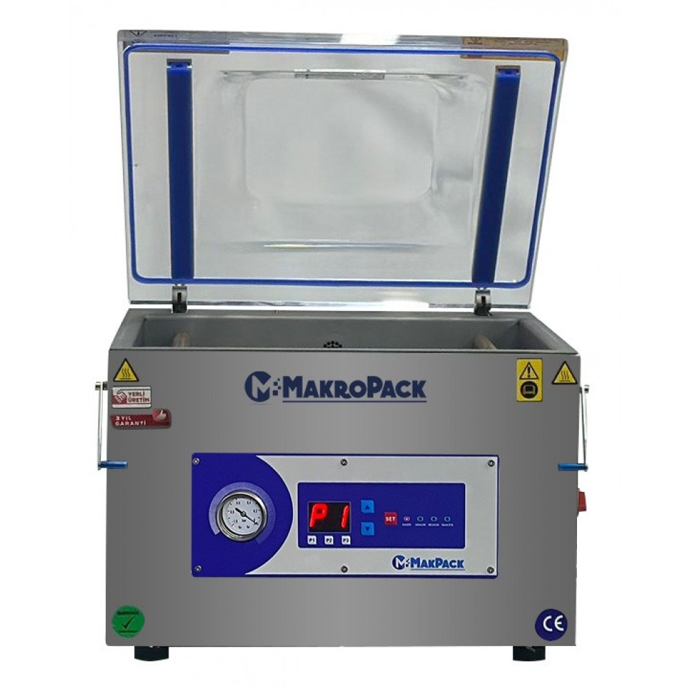 Makropack Çift Çene Gıda Vakum Makinesi 41 Cm Yerli Üretim
