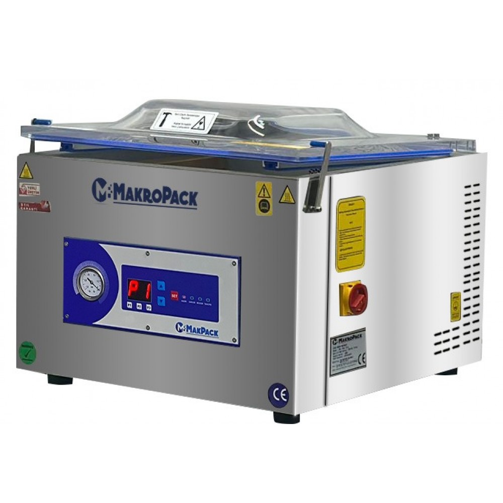 Makropack Çift Çene Gıda Vakum Makinesi 41 Cm Yerli Üretim