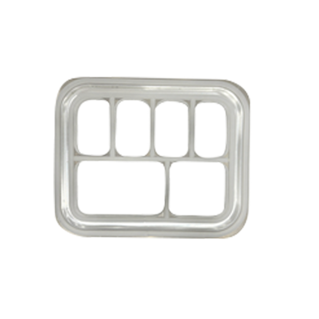 Makpack 6 Bölmeli Tabak Kapatma Kalıbı Kahvaltı Kalıbı 227 x 178 mm