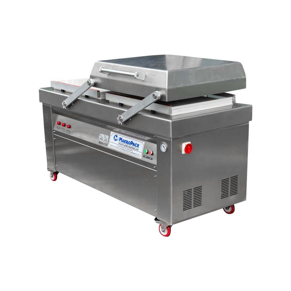 MakroPack 70 Cm Çift Odalı Sanayi Tipi Gıda Vakum Makinesi