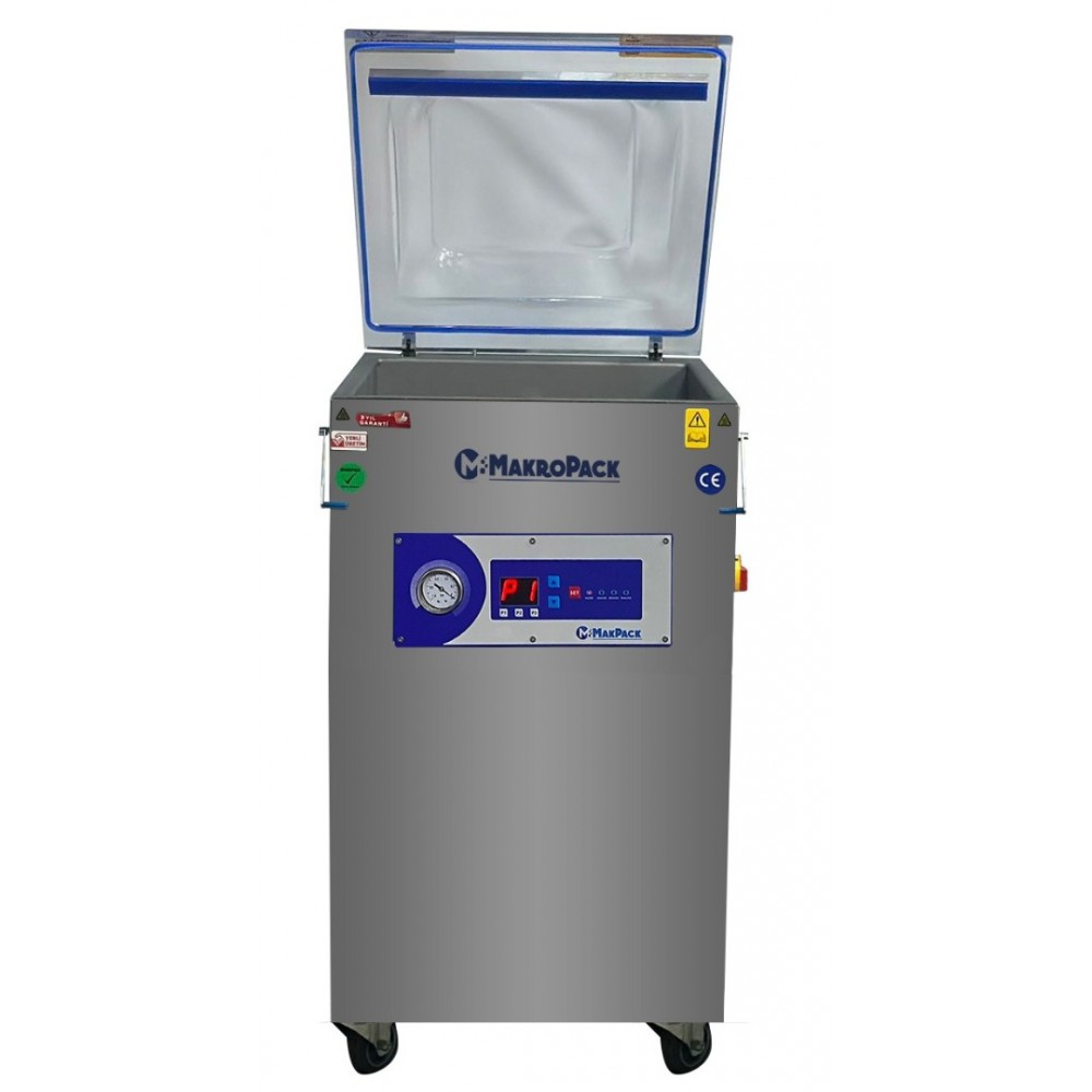 MakroPack Ayaklı Tek Çene Gıda Vakum Makinesi 45 Cm Yerli Üretim