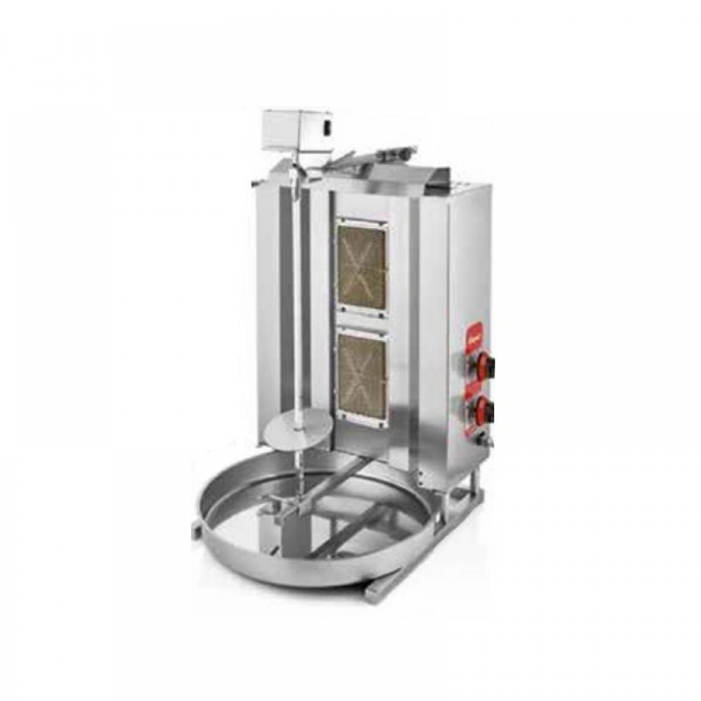 Osimo 2 Radyanlı Döner Ocağı Doğalgazlı ve Lpg Li Üstten Motorlu 47x64x93 Cm