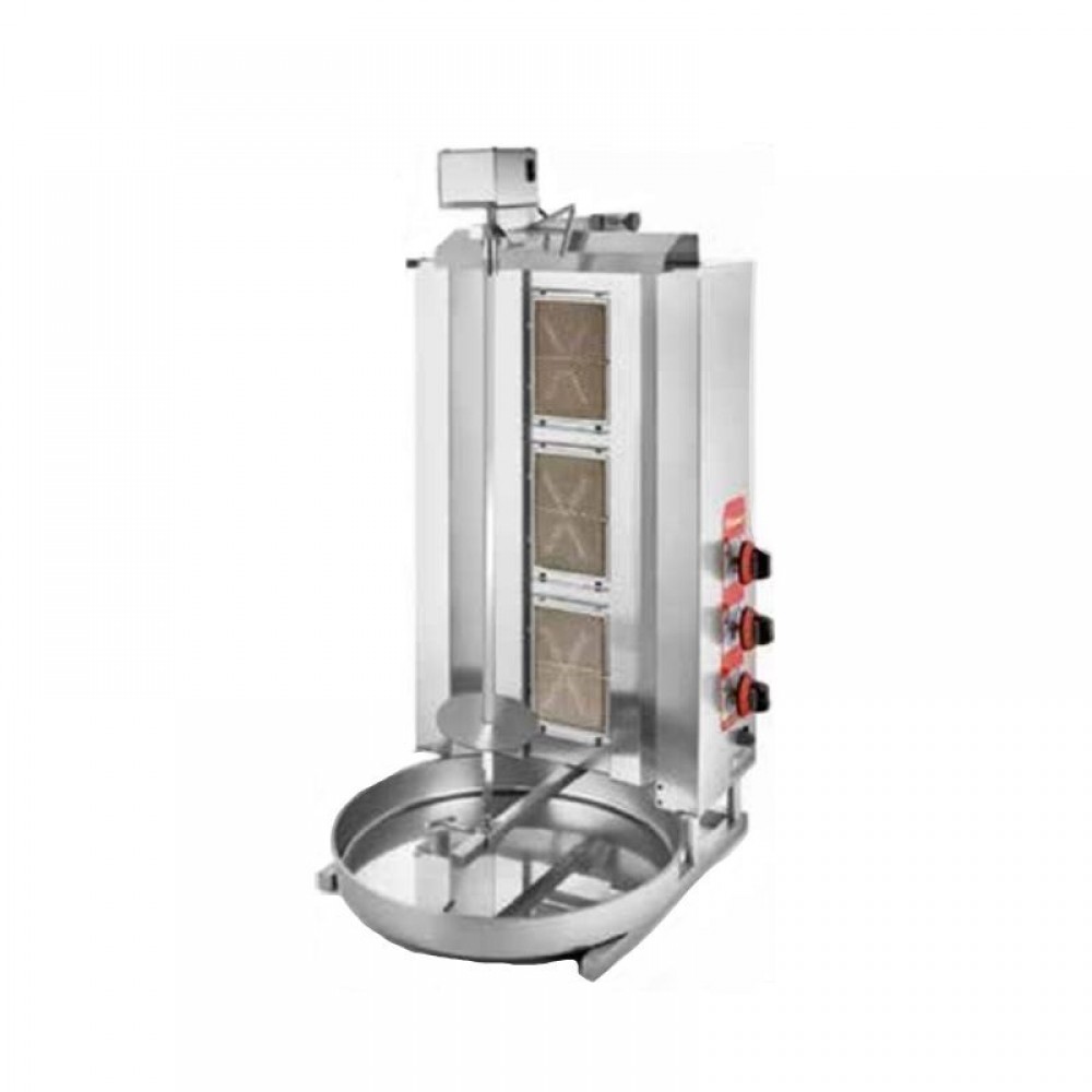 Osimo 3 Radyanlı Döner Ocağı Doğalgazlı ve Lpg Li Motorsuz 43x56x105 Cm