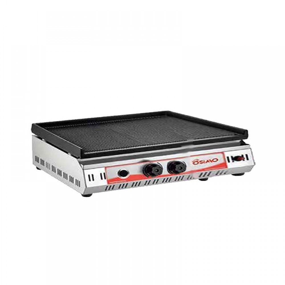 Osimo 50 Cm Döküm Izgara Doğalgazlı ve Lpg Li Tam Oluklu 51x52x22 Cm