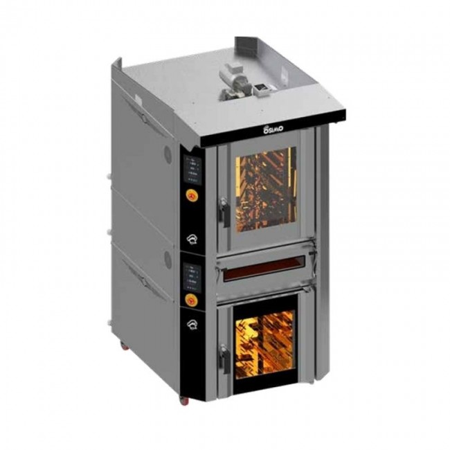 Osimo 9 Tepsili Dönerli Dijital Elektrikli Kombine Fırın 99x138x120 Cm