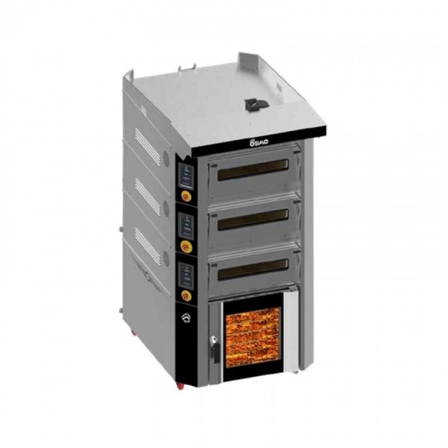 Osimo Modüler Baklava Fırını Mini Tek Kat Elektrikli 380 V