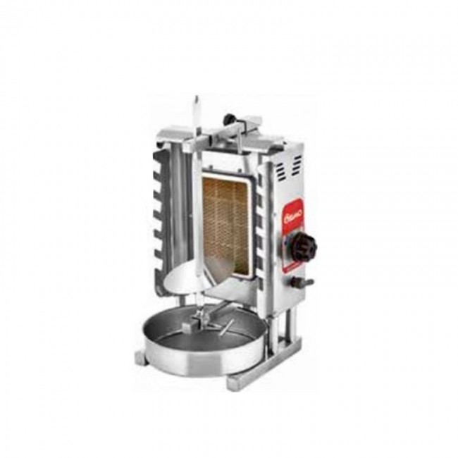 Osimo Tek Radyanlı Döner Ocağı Doğalgazlı ve Lpg Li Motorsuz 32x45x38 Cm