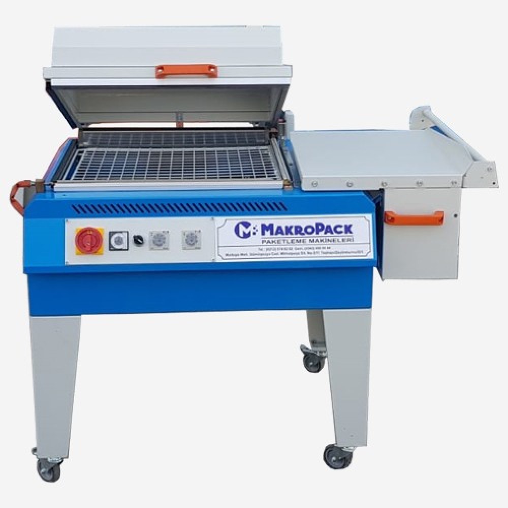 Makropack Manuel Kapaklı Shrink Makinesi 50-60 cm