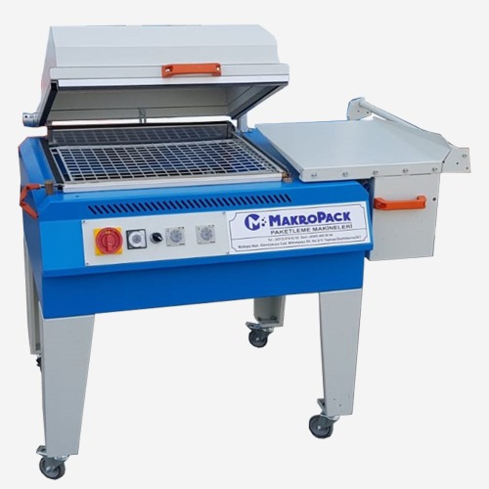 Makropack Manuel Kapaklı Shrink Makinesi 50-60 cm