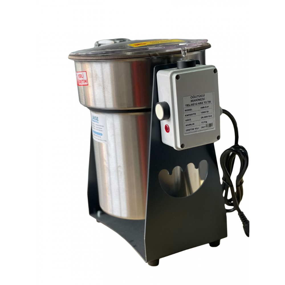 Akse Salep Öğütme Makinesi Salep Değirmeni 1500 Gr 28000 Devir