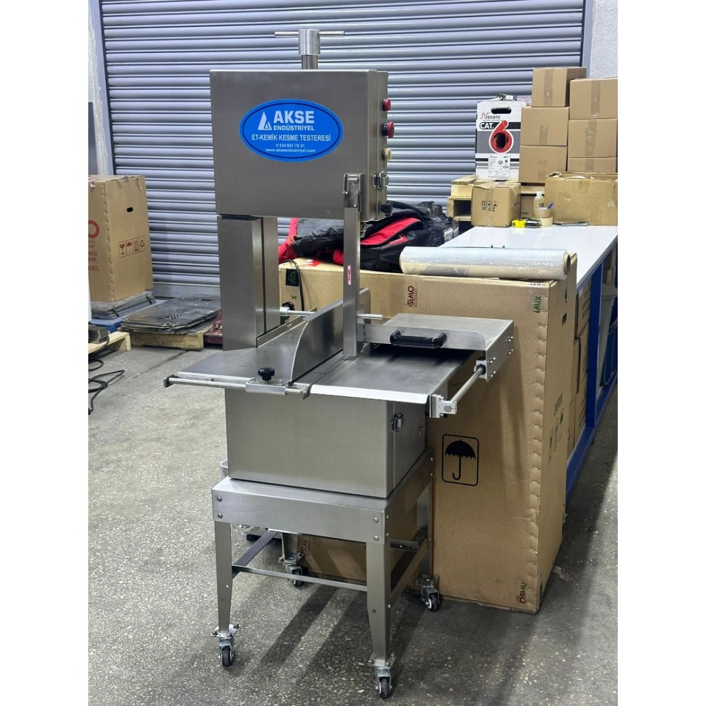 2.EL Akse Kemik Kesme Makinesi Mezbaha Tipi Büyükbaş Hayvan Kemik Kesme Makinası