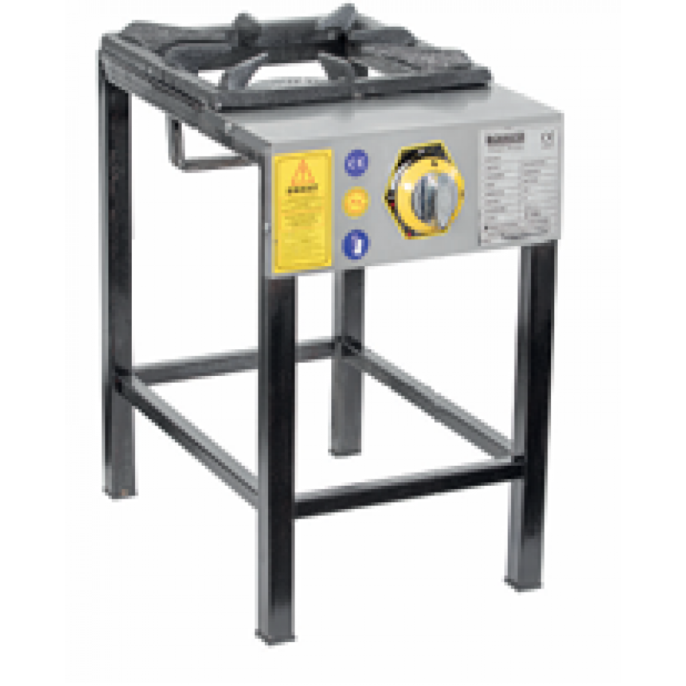 İnoxMaster Tekli Lokanta Ocağı Yüksek Ayak Doğalgazlı