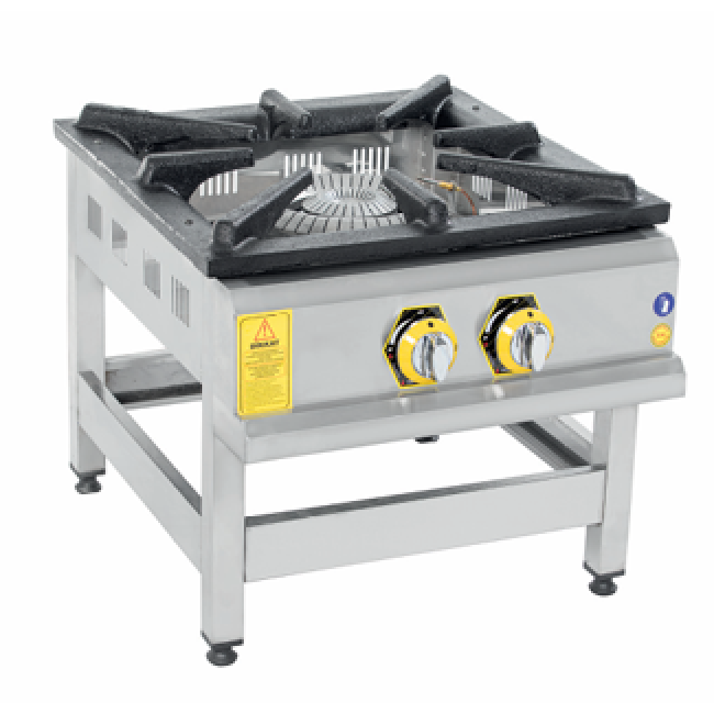 İnoxmaster Doğalgazlı Çift Yanışlı Yer Ocağı 60x70x50 Cm