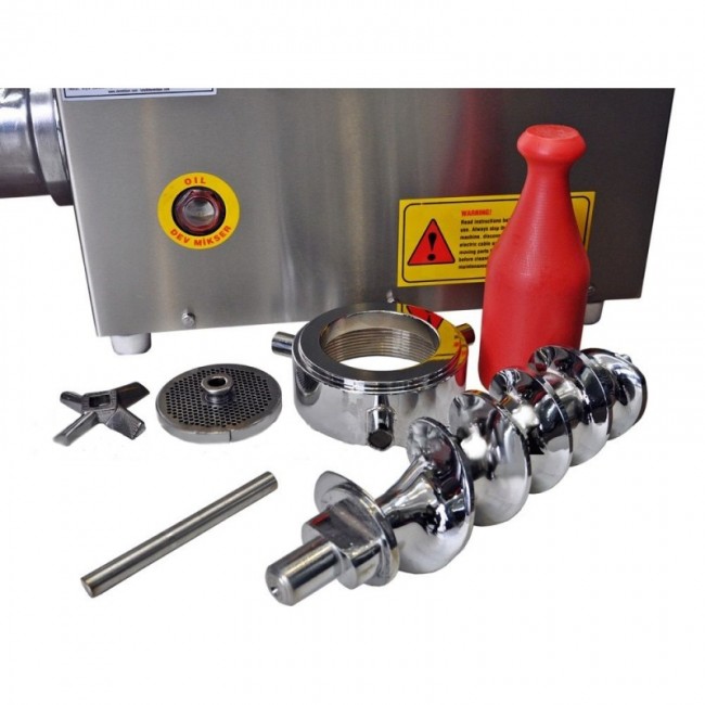 Dev Mikser 22 Numara Soğutuculu Kıyma Makinesi Full Paslanmaz