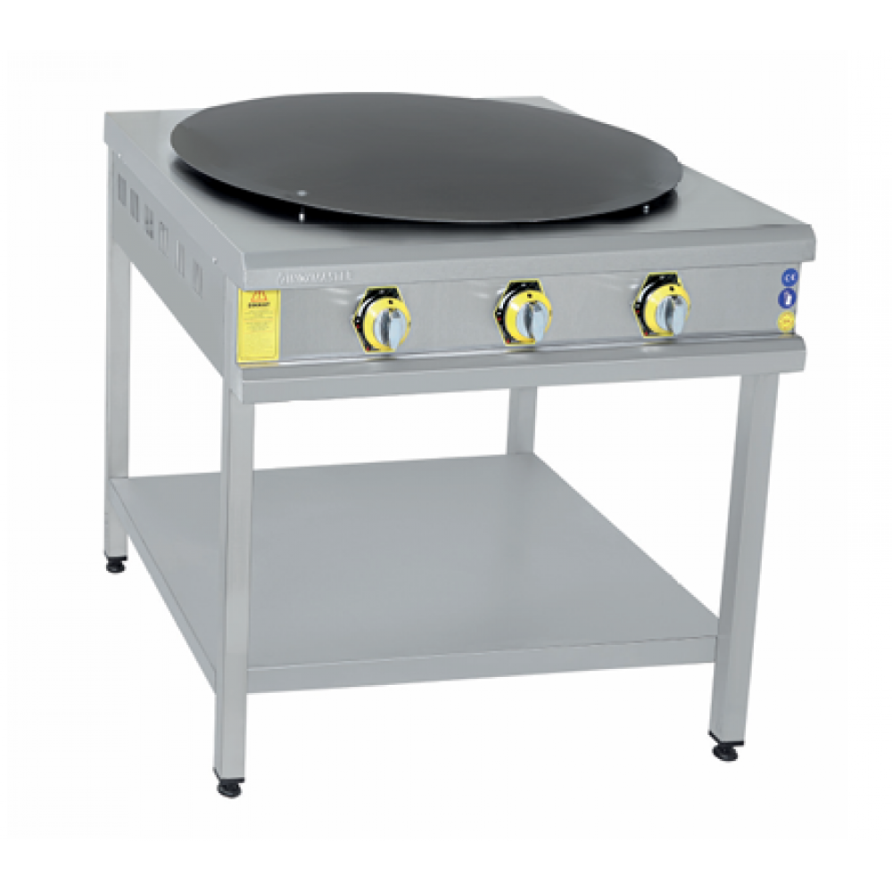 İnoxMaster Taban Raflı Gözleme Ocağı Doğalgazlı