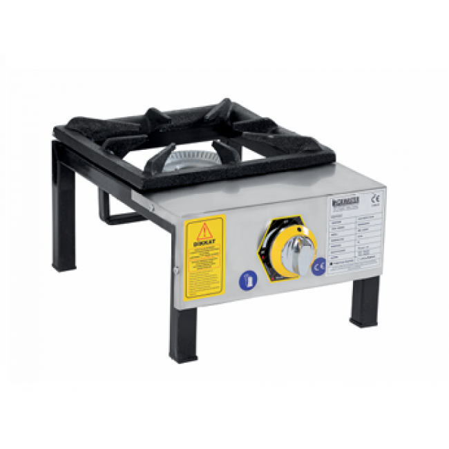 İnoxmaster Doğalgazlı Tekli Lokanta Ocağı Set Üstü 33x45x25 Cm