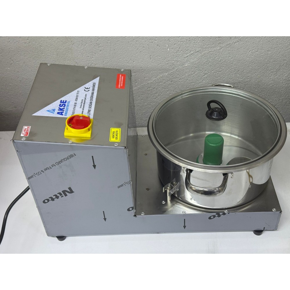 Akse 8 Litre 2 Bıçaklı Soğan Doğrama Makinesi