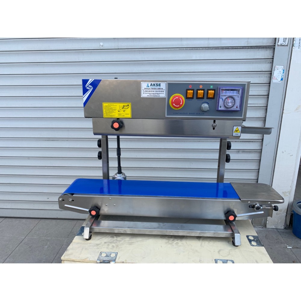 Lavion Otomatik Dikey Poşet Ağzı Kapatma Makinesi - Konveyörlü Poşet Ağzı Yapıştırma Makinesi FRB 770II