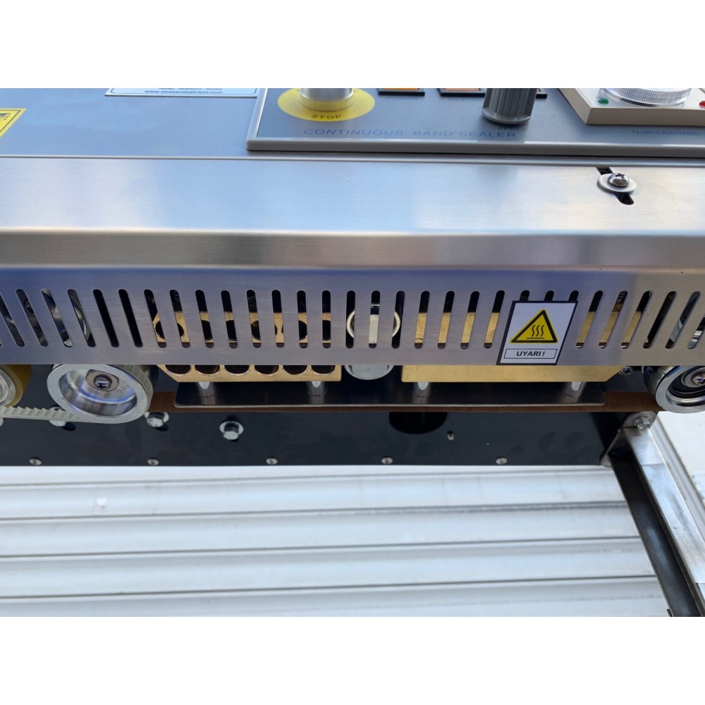 Lavion Otomatik Dikey Poşet Ağzı Kapatma Makinesi - Konveyörlü Poşet Ağzı Yapıştırma Makinesi FRB 770II