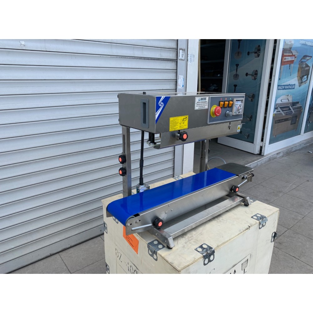 Lavion Otomatik Dikey Poşet Ağzı Kapatma Makinesi - Konveyörlü Poşet Ağzı Yapıştırma Makinesi FRB 770II