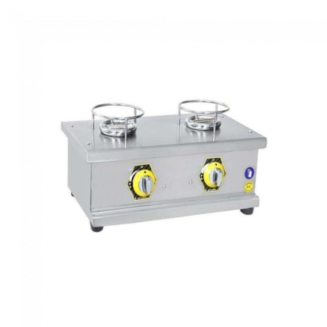 İnoxmaster 2 Li Gazlı ve Lpg Li Künefe Ocağı 50x25x18 Cm