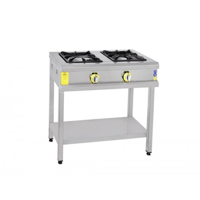 İnoxmaster Taban Raflı Lpg Li 2 Li Ocak 90x50x85 Cm