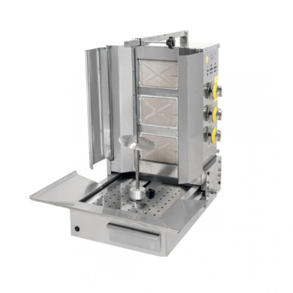 İnoxmaster 3 Lü Alttan Motorlu Döner Ocağı Gazlı ve Lpg Li 44x52x100 Cm İnoxmaster 3 Lü Alttan Motorlu Döner Ocağı Gazlı ve Lpg Li 44x52x100 Cm