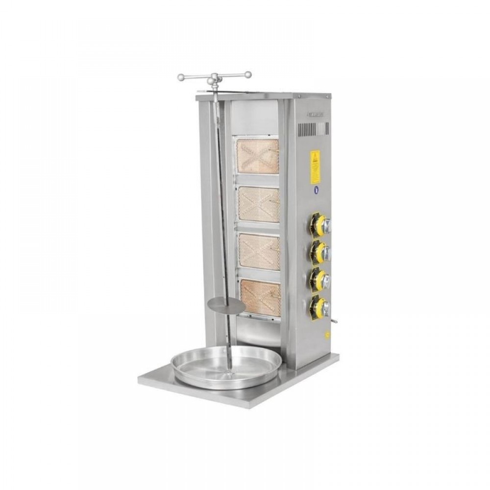 İnoxmaster 4 Lü Döner Ocağı Gazlı ve Lpg Li 50x52x100 Cm