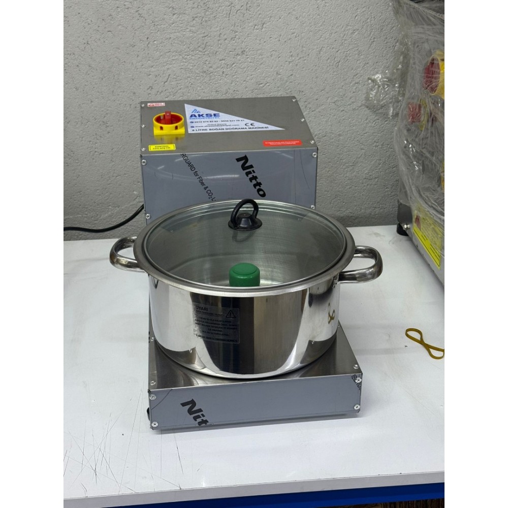 Akse 8 Litre 2 Bıçaklı Soğan Doğrama Makinesi