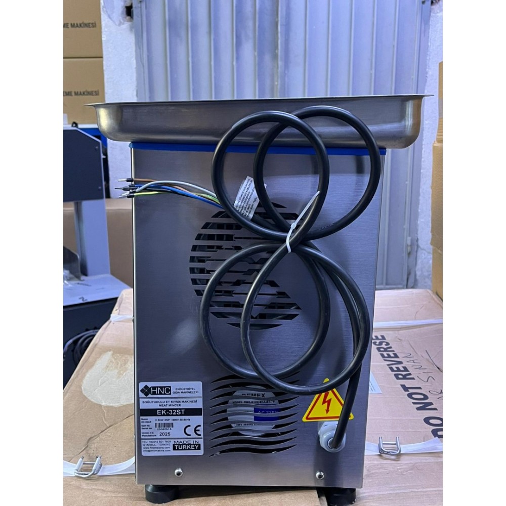 Hnc 32 No Soğutuculu Kıyma Makinesi Krom Kaplama 380 V