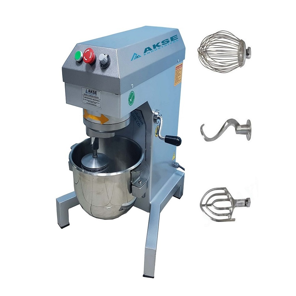 Planet Mikser Pasta Hamur Mikseri Hız Kontrollü - 10 litre - En