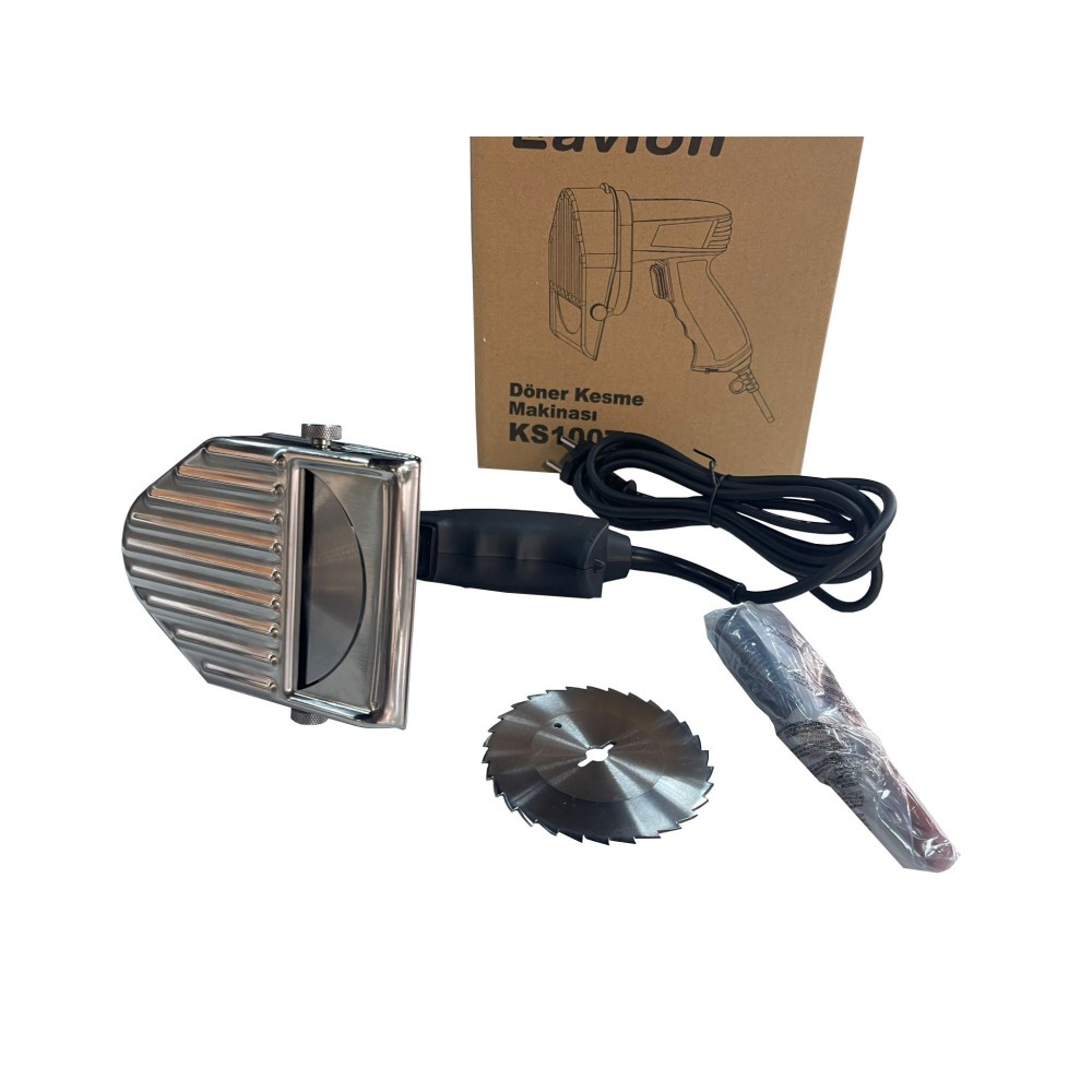 Lavion Elektrikli Et Döner Kesme Makinesi