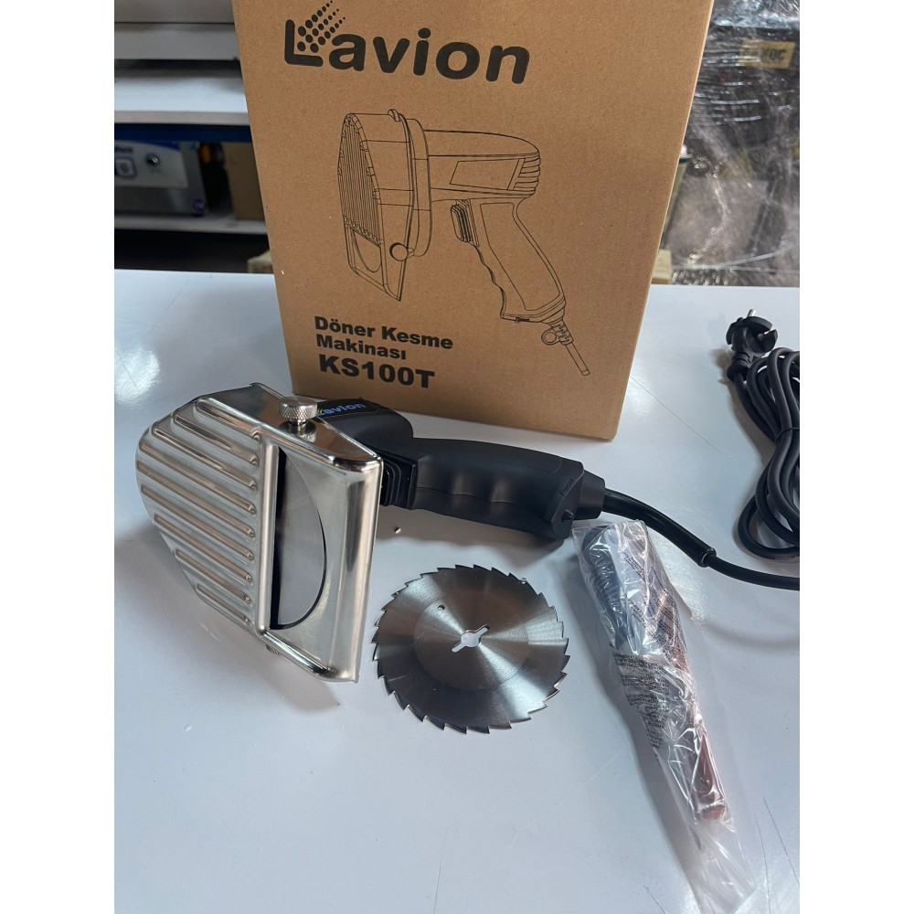 Lavion Elektrikli Et Döner Kesme Makinesi